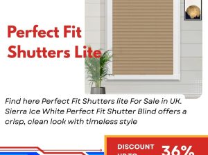 Perfect Fit Shutter Blinds for Sale in the UK