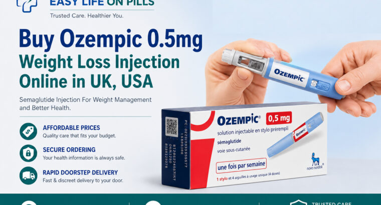 Buy Ozempic 0.5mg Weight Loss Injection Online in UK, USA