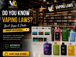 Vaping Laws | No.1 Vape Shop In Korea | Buy Pods And Flavors