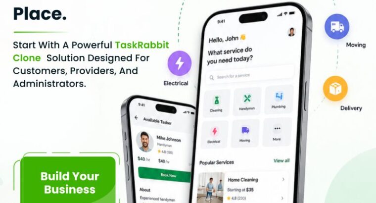 TaskRabbit Clone: Build a Smarter Home Service Marketplace